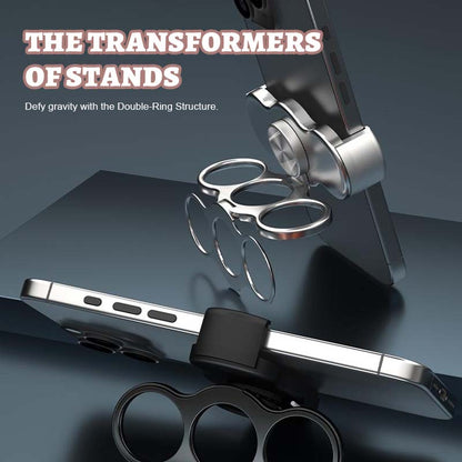 🦾Three-Finger Double-Ring Phone Clip Holder🎡✨