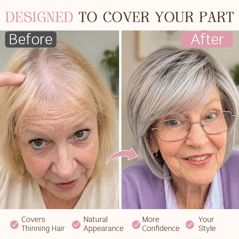 ✨Confidence Hair Topper -- Natural-Looking Volume Without the Wig