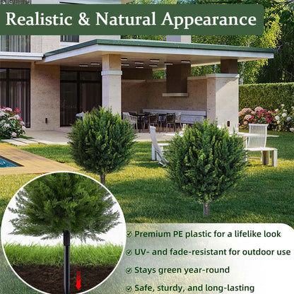 🌿Artificial Cedar Landscape Tree – Outdoor Porch & Garden Decor☀️