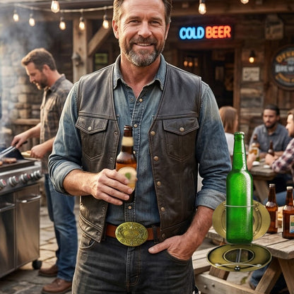 🎁The Ultimate Hands-Free Drink Holder! - 🧔 The most practical accessory a man can own! 🛠️