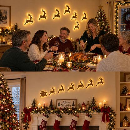 🦌✨ LED Christmas Wall Decor—Festive Wall Lights That Emit a Warm Glow