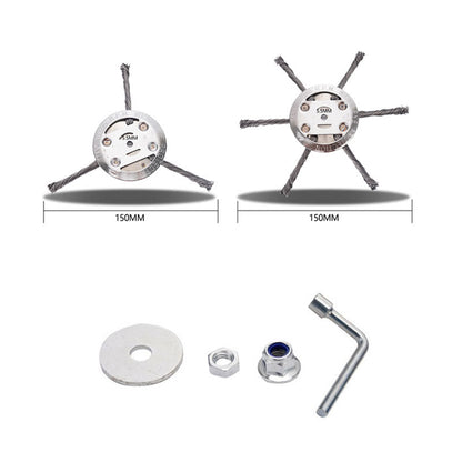 🔥 Replaceable cutting head for lawn mower / string trimmer - steel cutting head for lawn mowing 🌿✂️⚙️