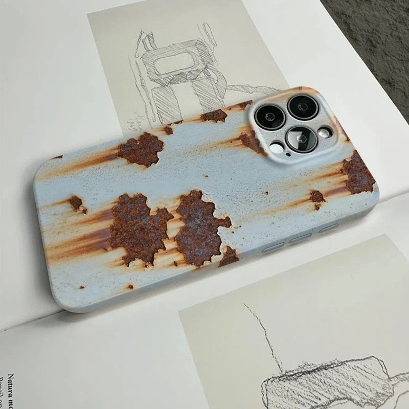 Shabby industrial style phone case