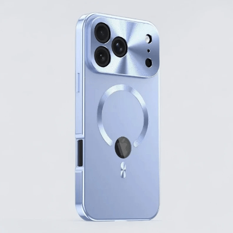 Electroplated glass double-sided magnetic mobile phone case