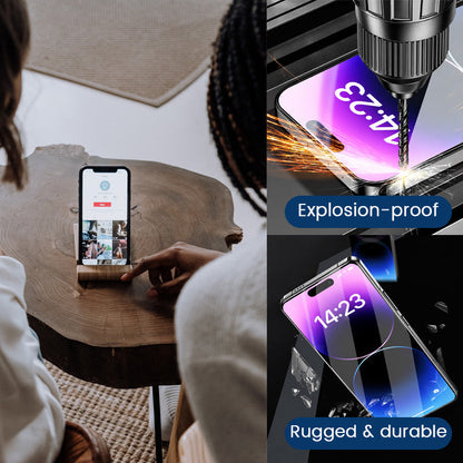 📱Privacy Screen Protector — Easy Install Tray, Less Dust, Clear Front View