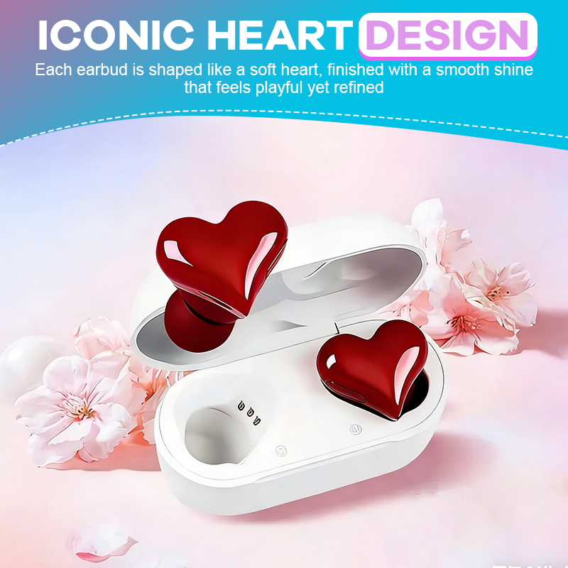 ❤️Valentine's Day Special Offer❤️ Heart-Shaped Wireless Earbuds