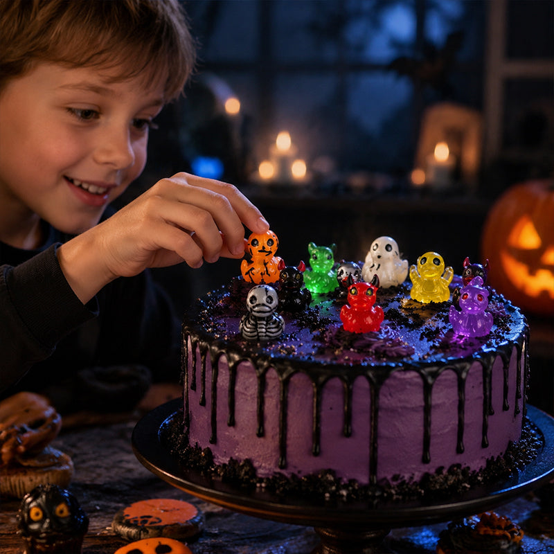 🎃🐤 Halloween Resin Mini Duckies — 12 Spooky Designs