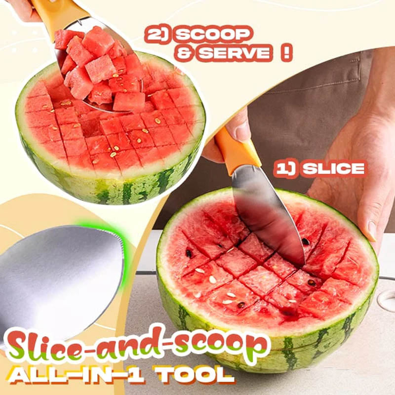 Multi-Purpose Slicer Scooping Spoon