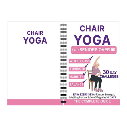 🔥Chair Yoga for Seniors: 40+ Simple Light-Resistance Exercises for Strength, Mobility, Balance & Weight Loss