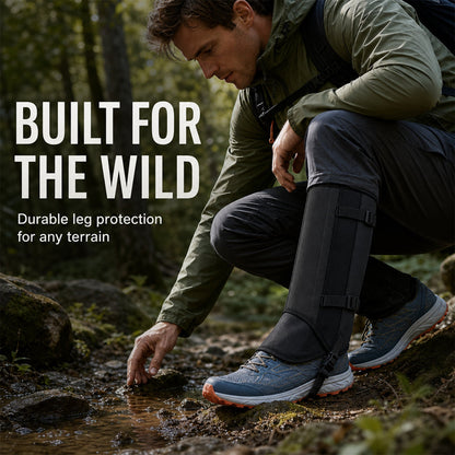 🛡️Hike Fearlessly: Anti-Snake & Thorn Gaiters! 🐍🌲