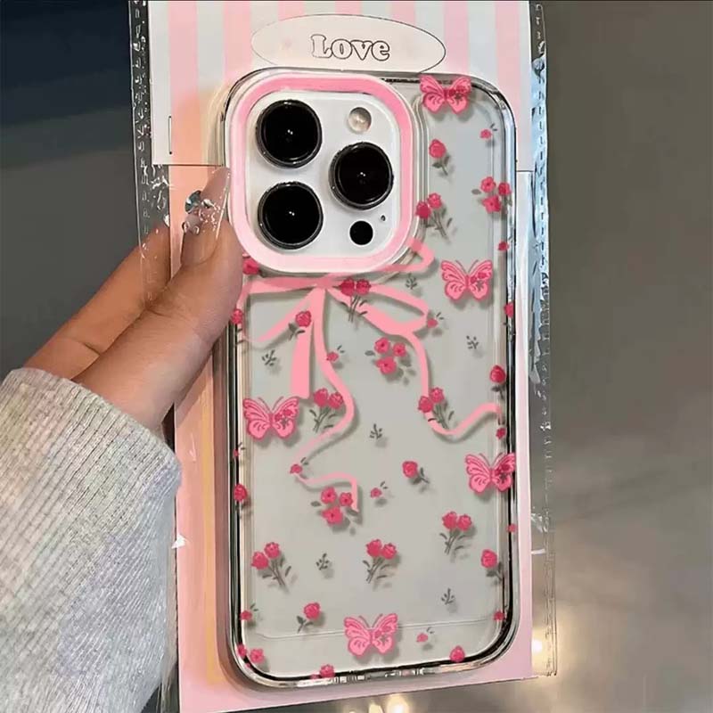Full Floral Pink Phone Case