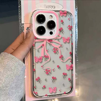 Full Floral Pink Phone Case