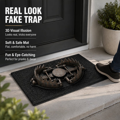 🌀 Trick Trap 3D Illusion Door Mat: Mind-Bending Optical Illusion Doormat! 🕳️