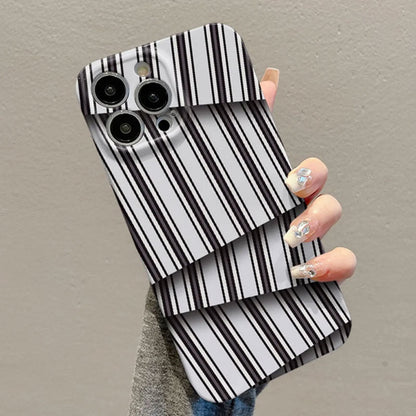 🌈Color Contrast Stripe Film Phone Case📱