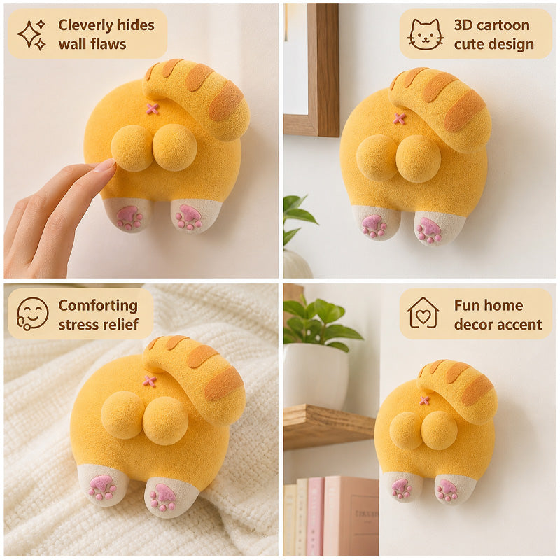 🐱Whimsical Cat Butt Switch Cover -  Home Decor & Wall Flaw Concealer