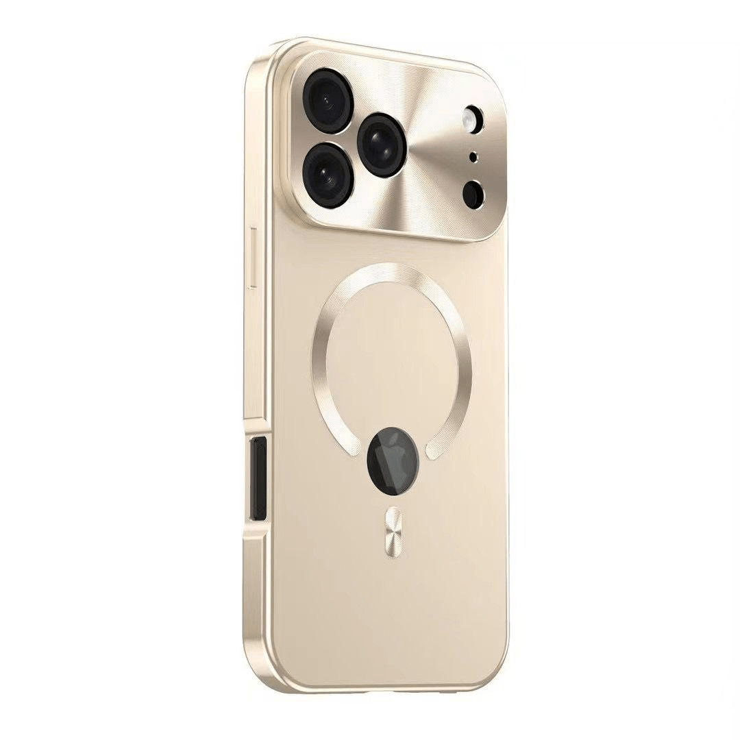 Electroplated glass double-sided magnetic mobile phone case
