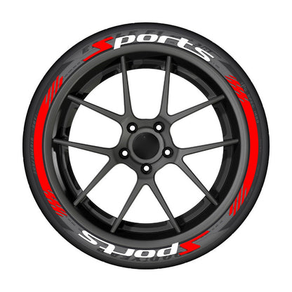 🏎️ 4PCS 3D Tire Lettering Stickers: Waterproof Universal Wheel Sidewall Decals! 🔥
