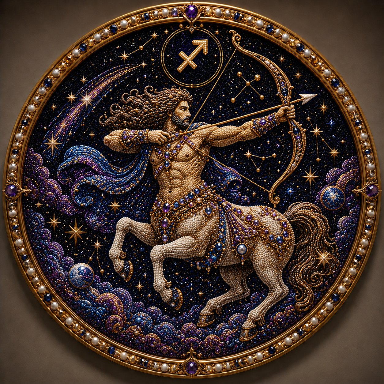 ♈✨Personalized 12 Zodiac Pearl Art Kit – Relax & Create! 🌌