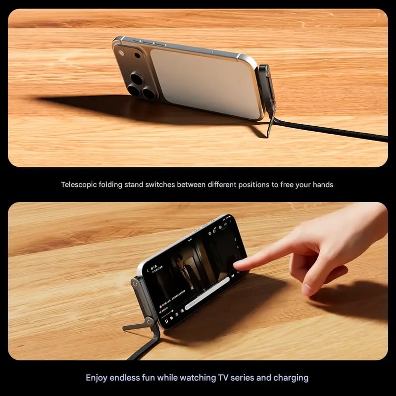 ⚡Foldable Charging Stand Cable