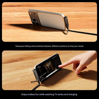 ⚡Foldable Charging Stand Cable