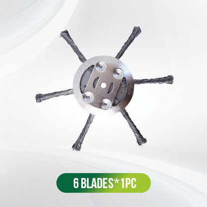 🔥 Replaceable cutting head for lawn mower / string trimmer - steel cutting head for lawn mowing 🌿✂️⚙️