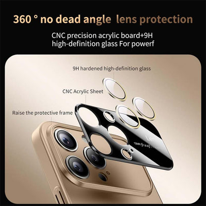 Large Window Small Magnetic Ring Frosted Anti-Fall Mobile Phone Case