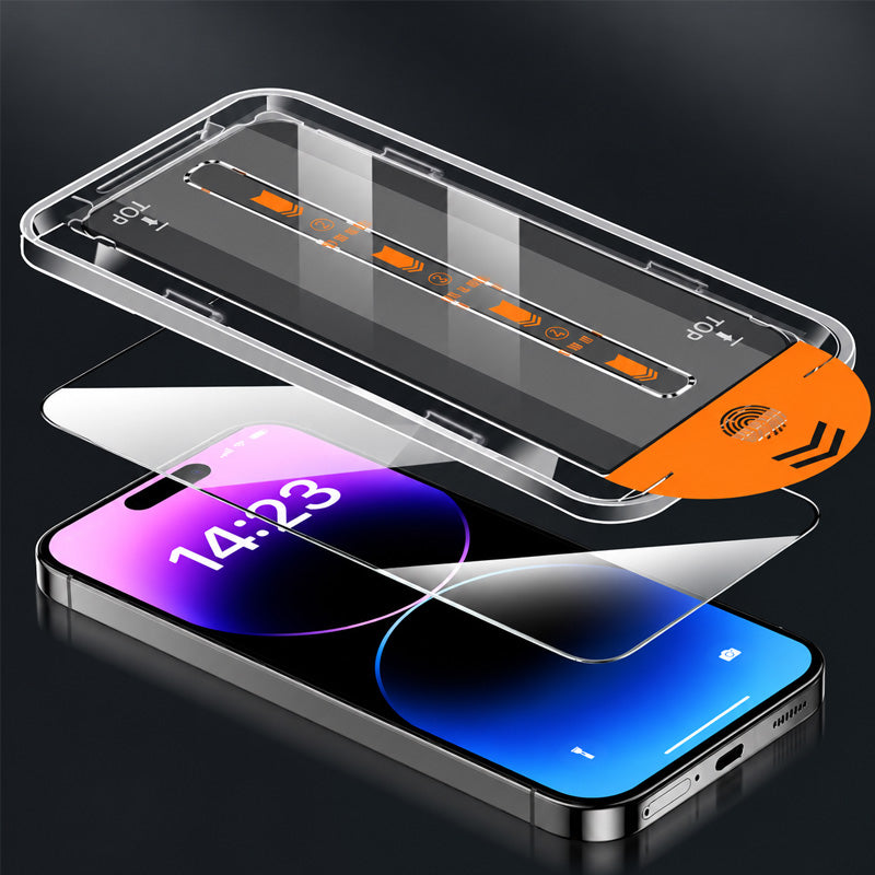 📱Privacy Screen Protector — Easy Install Tray, Less Dust, Clear Front View