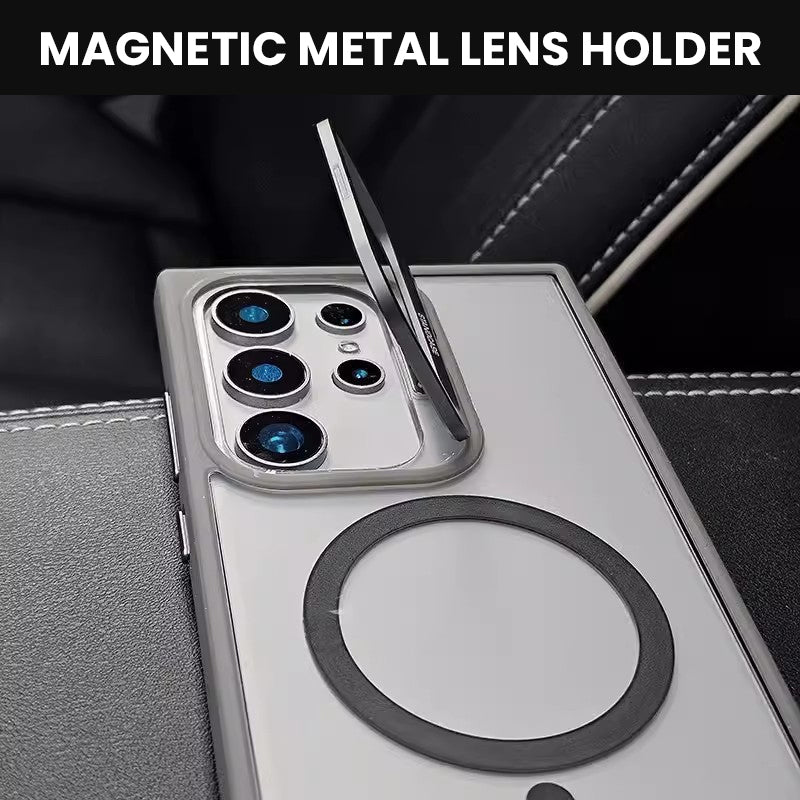 Magnetic Metal Lens Holder Phone Case