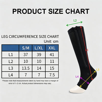 🏃‍♂️ Sports Zipper Socks – Comfort, Support & Easy On/Off