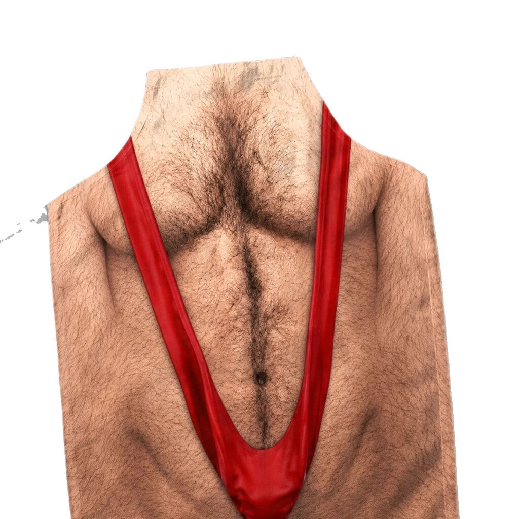 😂🔥 The Apron That Turns Heads — Funny Hairy Chest Apron
