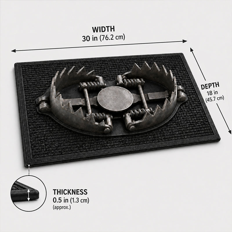🌀 Trick Trap 3D Illusion Door Mat: Mind-Bending Optical Illusion Doormat! 🕳️