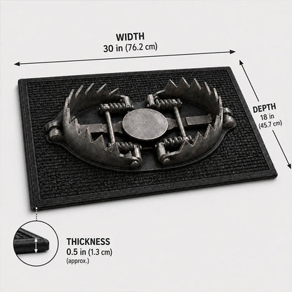 🌀 Trick Trap 3D Illusion Door Mat: Mind-Bending Optical Illusion Doormat! 🕳️