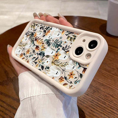👻🌹Ghost Flower Phone Case For iPhone