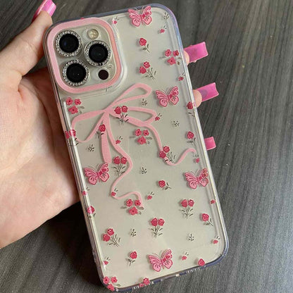 Full Floral Pink Phone Case