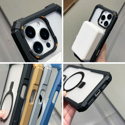 Skin-Feeling Magnetic Bracket Anti-Fall Case