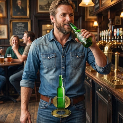 🎁The Ultimate Hands-Free Drink Holder! - 🧔 The most practical accessory a man can own! 🛠️