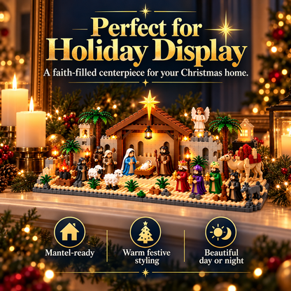 ⭐ AmenBricks Nativity Advent Calendar — 24-Day Buildable Christmas Countdown