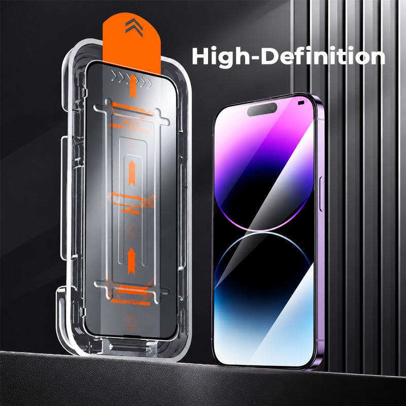 📱Privacy Screen Protector — Easy Install Tray, Less Dust, Clear Front View