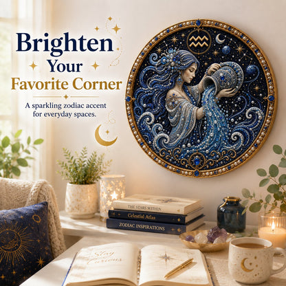 ♈✨Personalized 12 Zodiac Pearl Art Kit – Relax & Create! 🌌