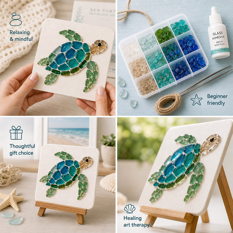 🌊 Create your own sea creatures! 🐬🐢 Ocean-themed craft kit ✨