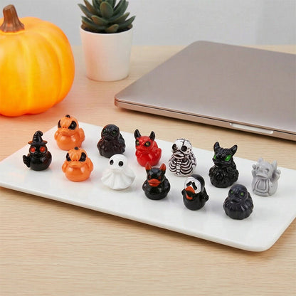 🎃🐤 Halloween Resin Mini Duckies — 12 Spooky Designs