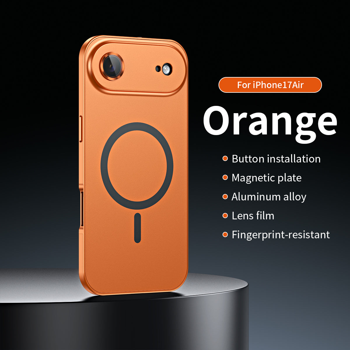 Magnetic Aluminum Metal Frame Protective Case For iPhone