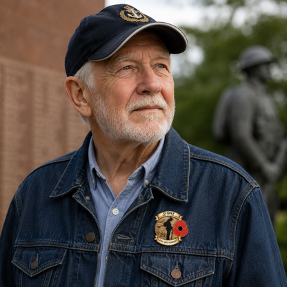 🎖️📜 80 Years. One Story. Never Forgotten. — Commemorative Anniversary Brooch