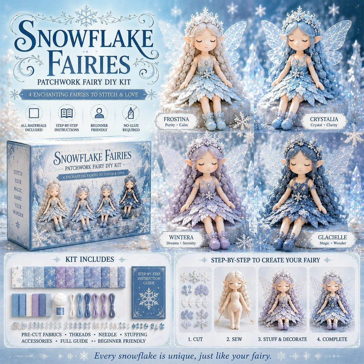 🔥Weekly Special Sale 47%OFF - 🧵Fairy Patchwork DIY Collection