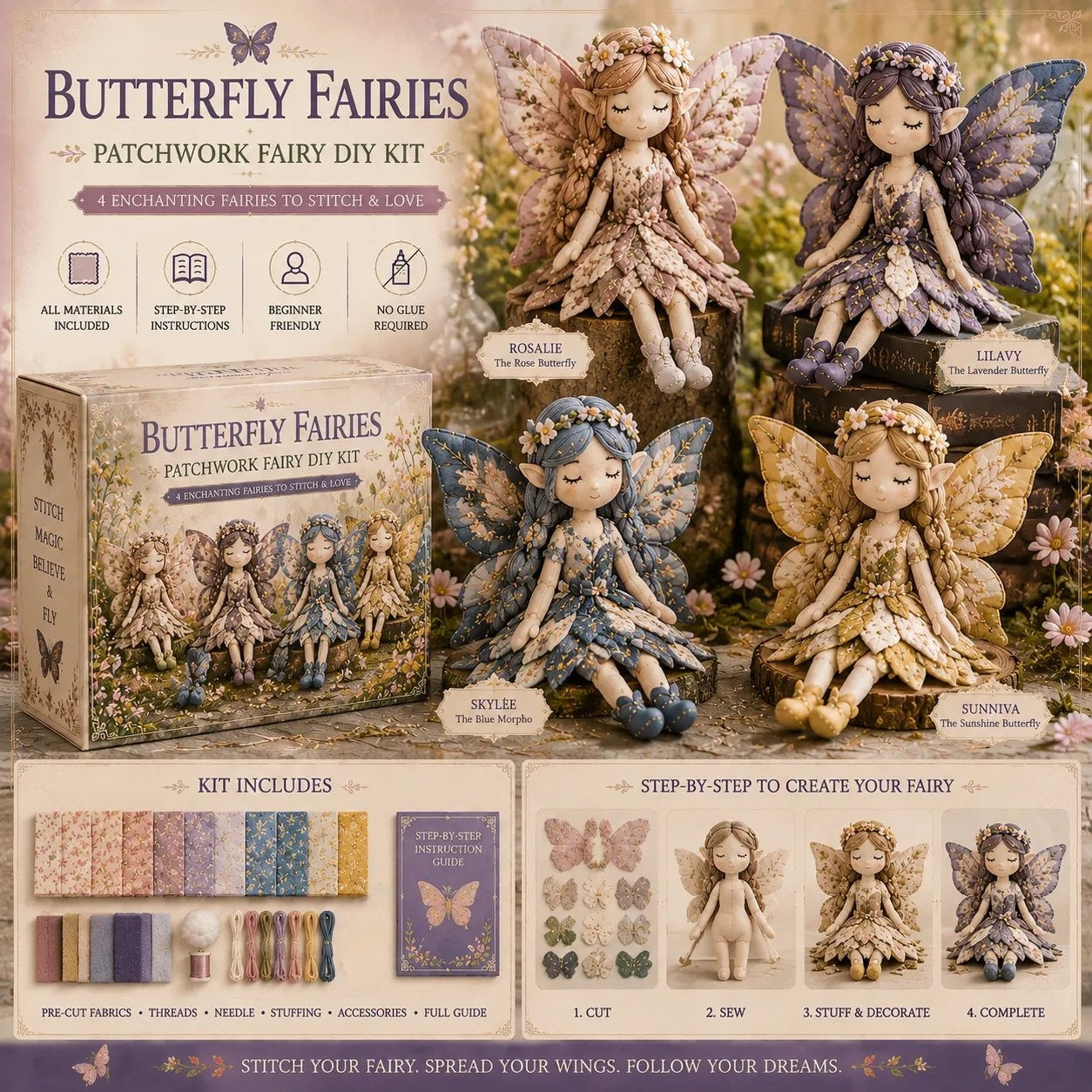 🔥Weekly Special Sale 47%OFF - 🧵Fairy Patchwork DIY Collection