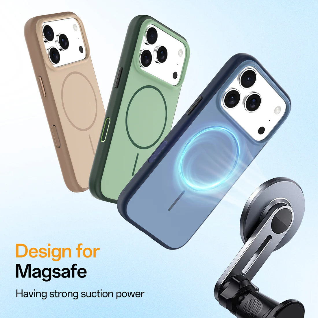 Frosted Skin-Feel Magnetic Phone Case