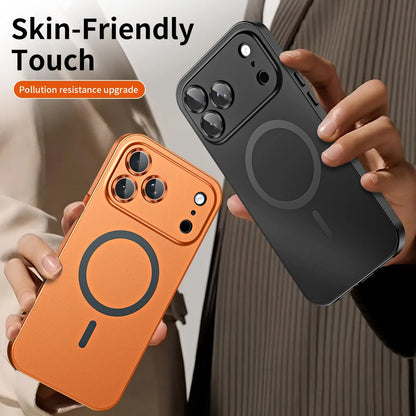 Magnetic Aluminum Metal Frame Protective Case For iPhone