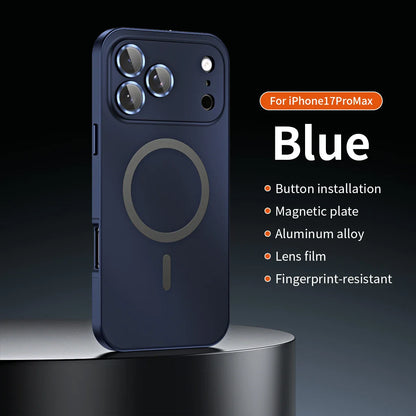 Magnetic Aluminum Metal Frame Protective Case For iPhone