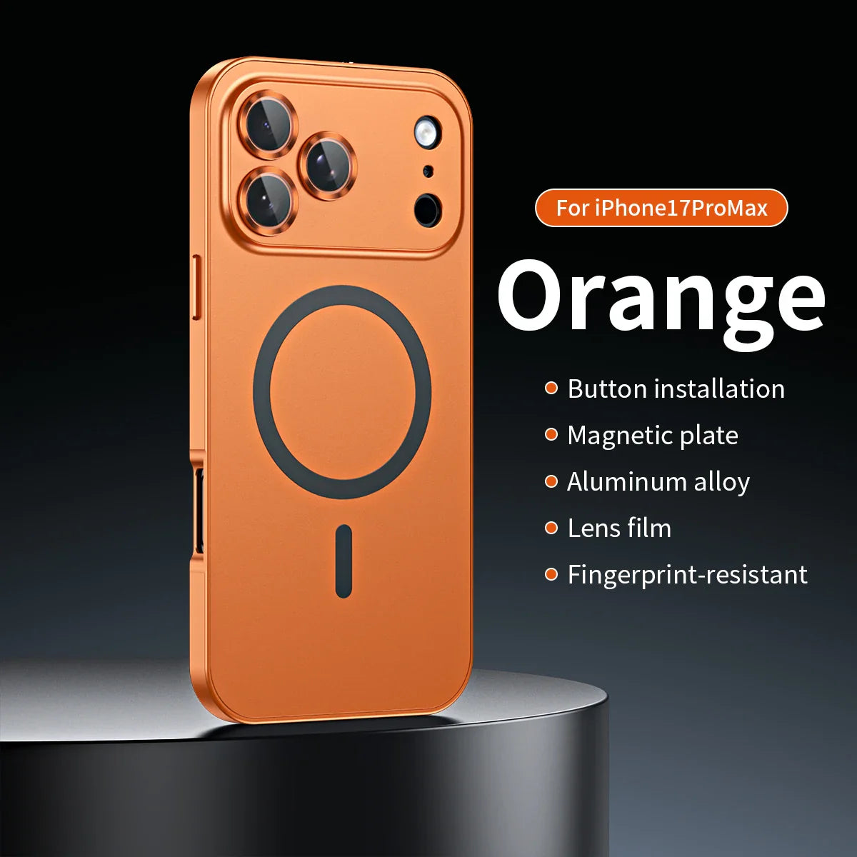 Magnetic Aluminum Metal Frame Protective Case For iPhone