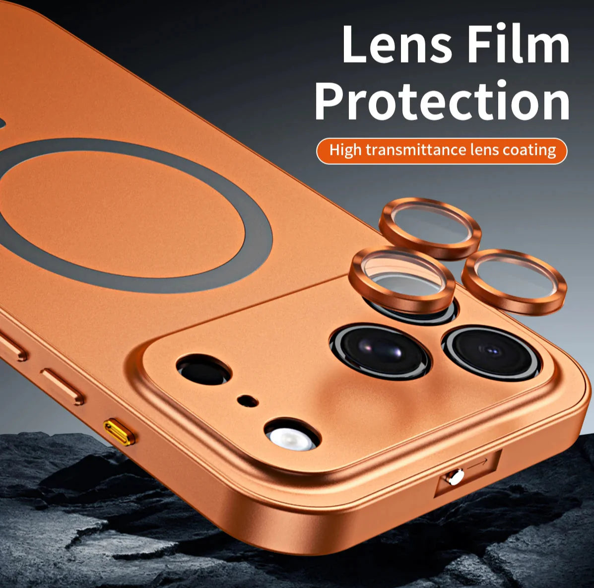 Magnetic Aluminum Metal Frame Protective Case For iPhone
